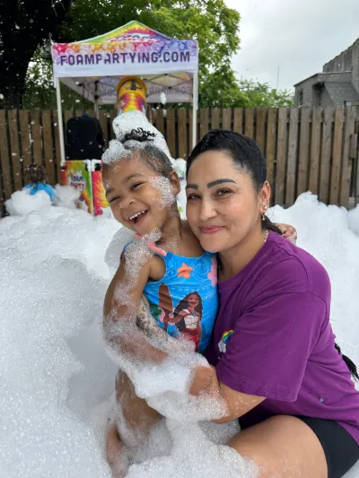 Child at Little Heaven Daycare